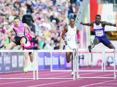 warholm breaks hurdles world record