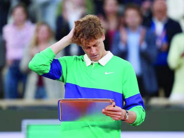 jannik sinner with the runner up trophy after losing the french open final against spain s carlos alcaraz at roland garros paris france on june 8 photo reuters jannik sinner with the runner up trophy after losing the french open final against spain s carlos alcaraz at roland garros paris france on june 8 photo reuters