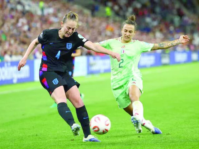 italy s elisabetta oliviero in action with england s keira walsh during their euro 2025 semifinal photo reuters italy s elisabetta oliviero in action with england s keira walsh during their euro 2025 semifinal photo reuters