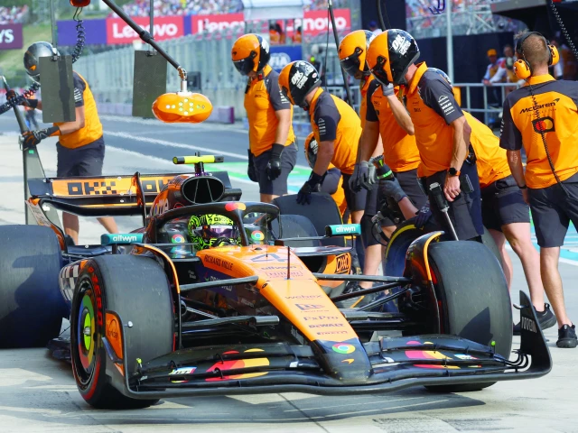 mclaren s lando norris in the pit lane during hungarian grand prix practice photo reuters mclaren s lando norris in the pit lane during hungarian grand prix practice photo reuters