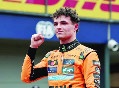 norris fastest in first spanish gp practice norris fastest in first spanish gp practice