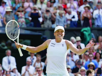 swiatek clinches first wimbledon title swiatek clinches first wimbledon title