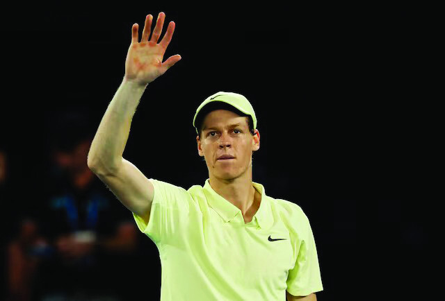 italy s jannik sinner celebrates winning the final against germany s alexander zverev at the australian open in melbourne on january 26 2025 photo reuters