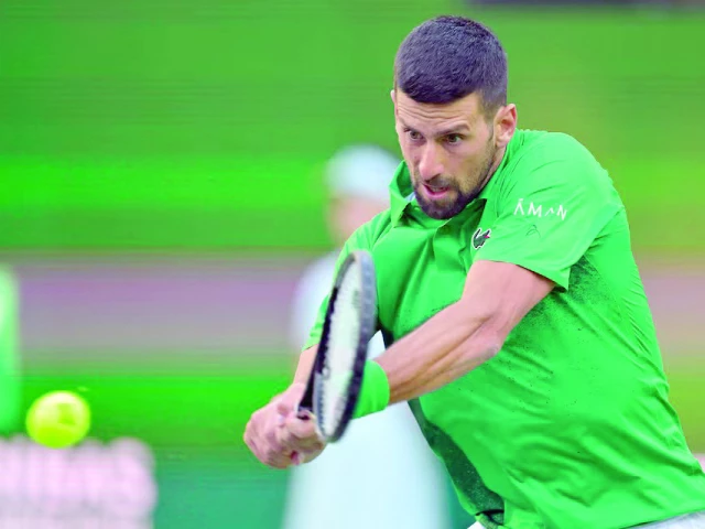 novak djokovic hits a shot against botic van de zandschulp not pictured during the second round of the bnp paribas open at the indian well tennis garden photo jayne kamin oncea imagn novak djokovic hits a shot against botic van de zandschulp not pictured during the second round of the bnp paribas open at the indian well tennis garden photo jayne kamin oncea imagn