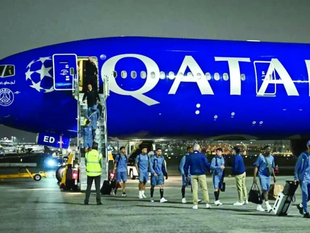 paris saint germain players step off their plane after arriving in los angeles on tuesday ahead of the club world cup photo afp paris saint germain players step off their plane after arriving in los angeles on tuesday ahead of the club world cup photo afp