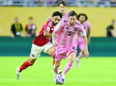 messi denied late winner in club world cup