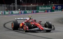 norris on top at las vegas gp practice