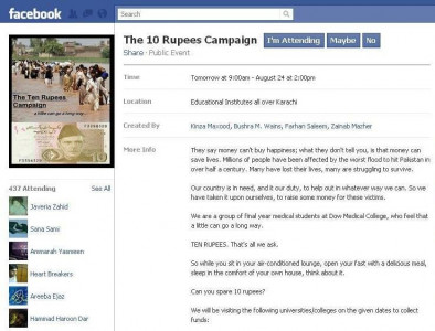 the 10 rupees campaign