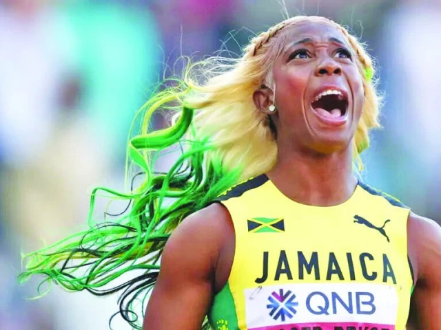 jamaican sprinting legend shelly ann fraser pryce has qualified for a ninth world championships team photo afp