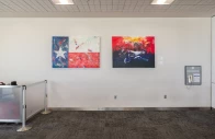 the pakistani american artist s day and night has been selected for display at the international airport of houston iah where it will remain for two years photo shoutout htx