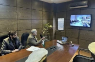 traders leaders from pakistan and afghanistan participate in a zoom meeting via video conference to discuss bilateral trade photo facebook