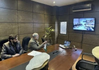 traders leaders from pakistan and afghanistan participate in a zoom meeting via video conference to discuss bilateral trade photo facebook