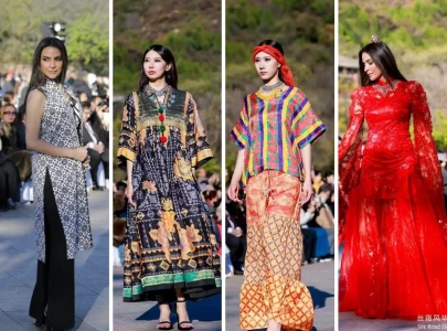 first joint pak china fashion show takes place at great wall first joint pak china fashion show takes place at great wall