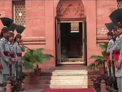 a quiet and austere defence day