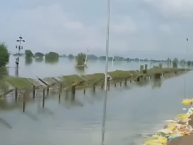 a submerged stretch of the india pakistan fence near the sutlej river as monsoon rains wreak havoc on both sides of the frontier photo asif mehmood a submerged stretch of the india pakistan fence near the sutlej river as monsoon rains wreak havoc on both sides of the frontier photo asif mehmood