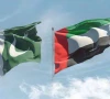 pakistan uae flags photo file