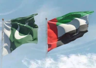 pakistan uae flags photo file