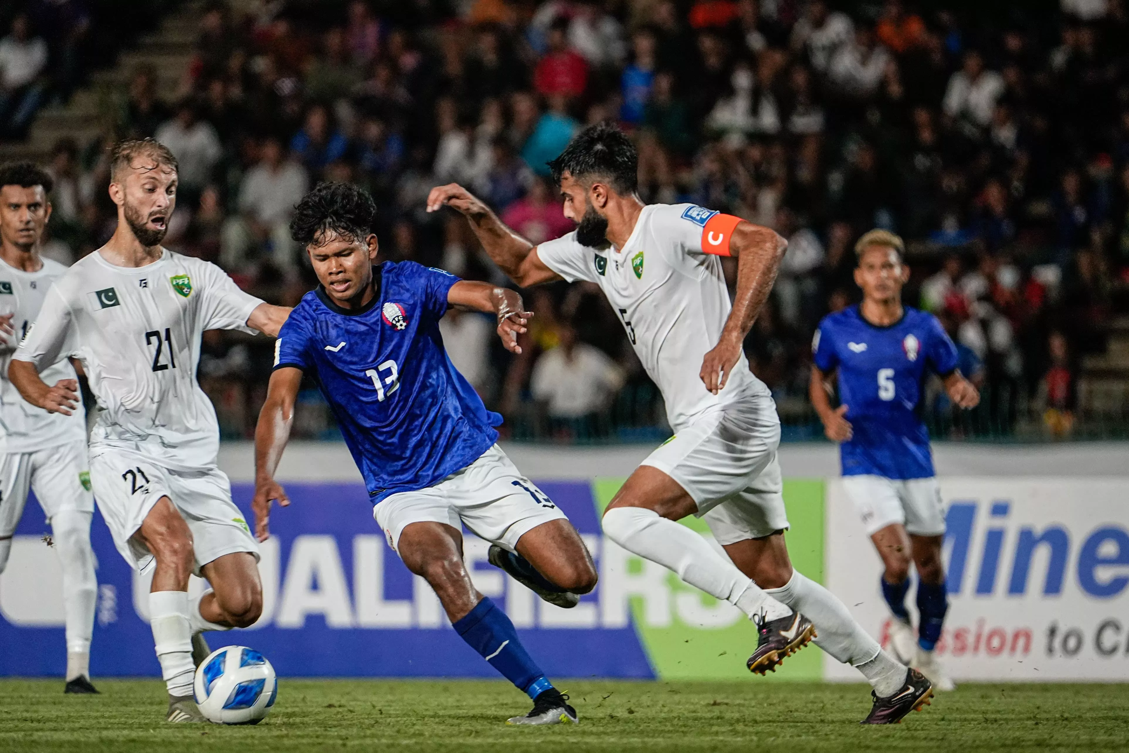 pakistan takes on cambodia in the home leg of the fifa world cup qualifiers pakistan takes on cambodia in the home leg of the fifa world cup qualifiers