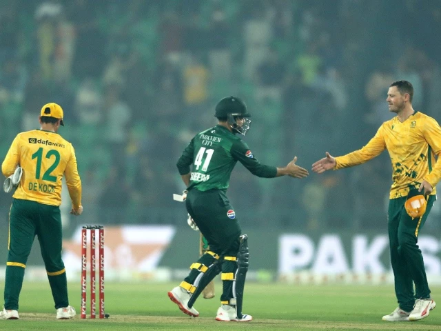 pakistan defeated south africa in the second third twenty20 match photo shafiq malik pakistan defeated south africa in the second third twenty20 match photo shafiq malik