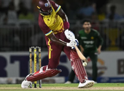 holder s last ball heroics level series as west indies stun pakistan