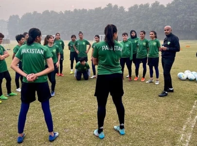 45 female footballers show up for trials 45 female footballers show up for trials