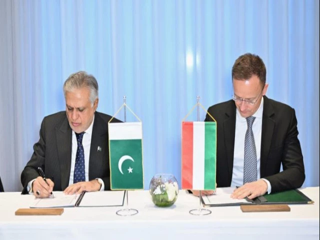 pakistan and hungary on thursday signed a renewed memorandum of understanding mou to extend and expand educational cooperation photo app