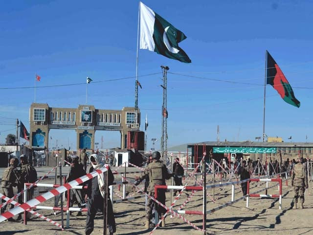 pakistan afghanistan border at chaman photo file