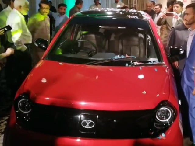 first locally produced electric car launched in pakistan first locally produced electric car launched in pakistan