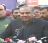 pakistan cricket board chairman mohsin naqvi speaks to media in peshawar on february 10 photo screengrab