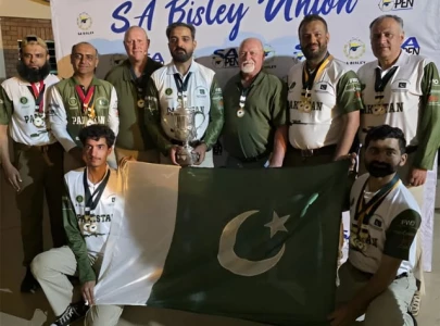 pakistan s long range rifle team clinches double gold in south africa making history pakistan s long range rifle team clinches double gold in south africa making history