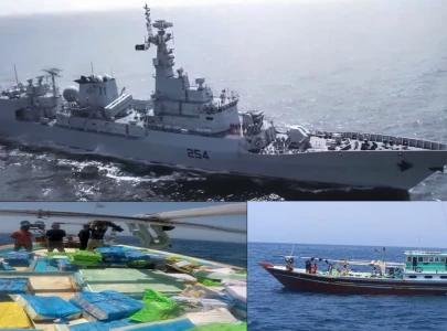 navy thwarts major drug smuggling attempt in arabian sea
