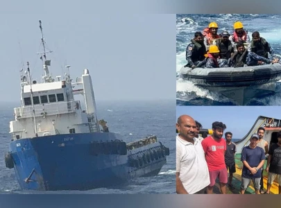 pakistan navy rescues six indians one indonesian after distress call in arabian sea ispr