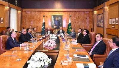 president asif ali zardari chairs a high level meeting on the economy energy and regional situation at aiwan e sadr on march 26 2026 alongside prime minister muhammad shehbaz sharif and field marshal syed asim munir in islamabad photo ptv x