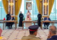 saudi crown prince mohammed bin salman turkish president recep tayyip erdogan and prime minister shehbaz sharif sign the makkah joint defence agreement in the holy city of makkah on friday photo spa x