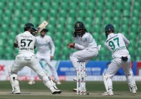 pakistan playing sottuh africa during their first test of the two match series in lahore from october 12 to 15 photo shafiq malik pakistan playing sottuh africa during their first test of the two match series in lahore from october 12 to 15 photo shafiq malik
