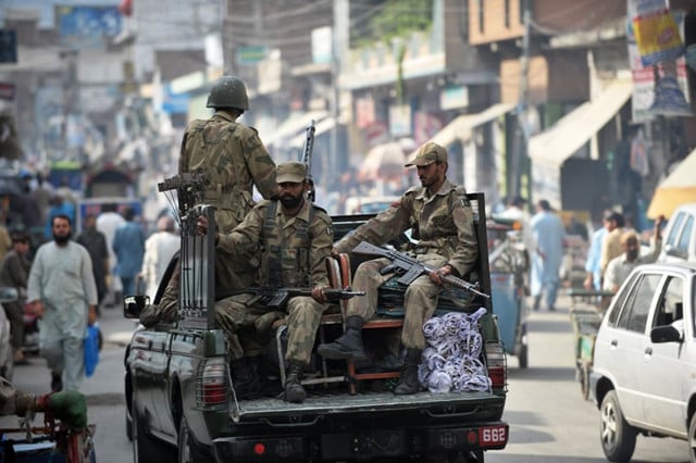 clashes between the rival tribes continued for the third day in kurram district photo afp file