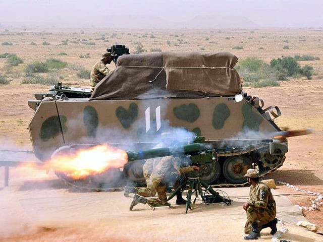 the military s media wing said the four week long defensive manoeuvre exercise is aimed at validating concept of defence in deserts photo app file the military s media wing said the four week long defensive manoeuvre exercise is aimed at validating concept of defence in deserts photo app file