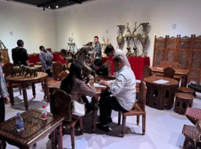pakistani furniture draws crowds at dongguan expo