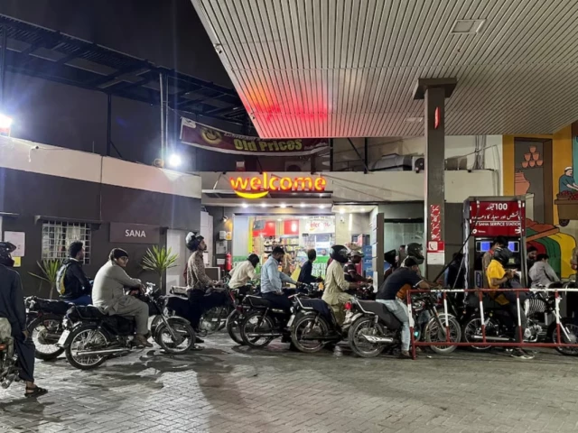 people on their motorbikes wait for their turn to get fuel at a petrol station hours before fuel prices are raised in pakistan amid the u s israeli conflict with iran in karachi pakistan april 30 2026 picture taken with a mobile phone reuters people on their motorbikes wait for their turn to get fuel at a petrol station hours before fuel prices are raised in pakistan amid the u s israeli conflict with iran in karachi pakistan april 30 2026 picture taken with a mobile phone reuters