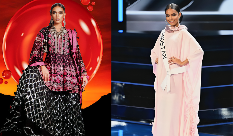 Pakistani contestant Erica Robin is at Miss Universe 2023