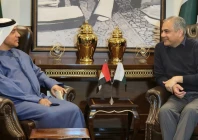 meeting between minister for interior mohsin naqvi and uae director general customs and port security ahmed bin lahij al falasi source radio pakistan
