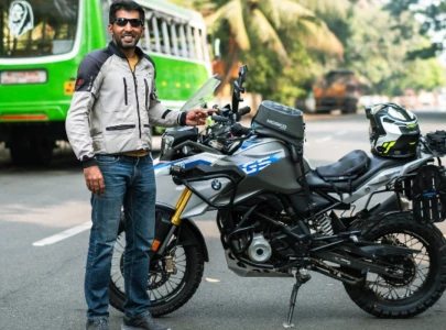 pakistani vlogger completes special 30 day trip to india on bike