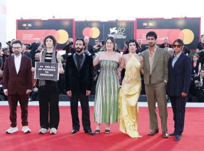 halsey and avan jogia make gaza plea hold stop the genocide in gaza at venice