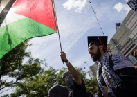 pro palestinian protesters occupy parts of brooklyn museum