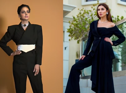 from saba to mahira five pakistani actors who nailed the black power suit