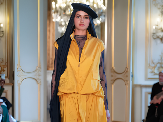 Nour Turban's collection shows the headscarf, PHOTO: Rooful Ali