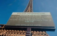 the operator of the eiffel tower said the monument would close early due to the high temperatures forecast afp