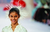 a model presents a creation for chanel for women s haute couture spring summer 2026 collection fashion show as part of the paris haute couture fashion week photo afp