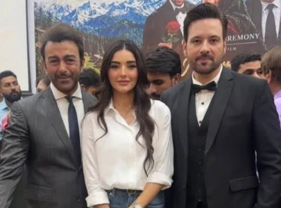 shaan shahid sadia khan and mikaal zulfiqar join forces for pashmina