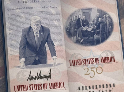 trump unveils new us passport with picture of himself